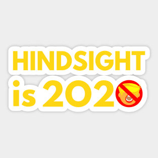 Hindsight is 2020 Sticker